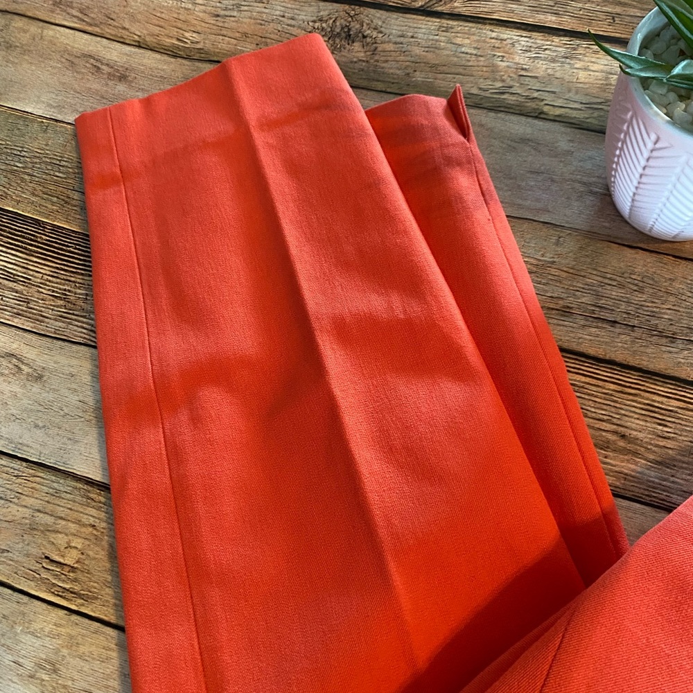 Banana Republic Sloan Orange Pants Size 4 - Picture 4 of 12